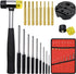 LFSEMINI Pin Punch Set, 22pcs Removing Repair Tools, Including Universal Block, Brass Pin