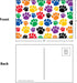 Teacher Created Resources Colorful Paw Prints Postcard (4799), Multi