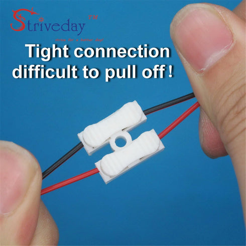 68pcs Spring Loaded Terminal Connectors – Quick Wire Push-in Connectors, 2 Pin Electrical