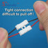 68pcs Spring Loaded Terminal Connectors – Quick Wire Push-in Connectors, 2 Pin Electrical