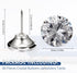 Ripeng 60 Pcs Crystal Upholstery Buttons, Diamond Pins Decorative Push Pins for Furniture, Christmas DIY Sofa