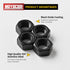 MoyoCodi M6-1 (50 Pack) 304 18-8 Inch Hex Head Nuts, Black Oxide Stainless Steel Hexagon Nuts, Hex Drive, Standard