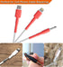 Heat Shrink Tubing Kit - 3:1 Ratio, 1/4", 5/16", 3/8" Tube, Red Wire Shrink Wrap Protector for Electrical Tubing