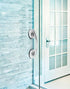 2 Pack QWORK Glass Door Suction Handle, Shower Grab Bars Suction Handle, Non-Porous Absorption Handles for Cabinet