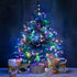 Fairy Lights Plug in, 10FT 100 LEDs Waterproof String Lights, Green Wire Firecracker Lights with Remote 8 Modes for