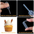 100 Plastic Pipettes Dropper for Cupcakes, 4ml Disposable Mini Pipettes for Liquor, Alcohol Infuser