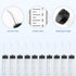 JMU 10 Pcs Dental Irrigation Syringe with Curved Tip, 12cc Wisdom Teeth Syringe for Dental Care Lab