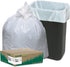 Earthsense Commercial RNW1K150V Recycled Can Liner, 13 gal, .85 mil, 24" x