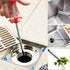 Flexible Grabber Claw Pick Up Reacher Tool, 63 Inch Bendable Hose Pickup for Home Sink and Drains