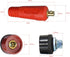 RIVERWELD TIG Welding Cable Panel Connector Socket Set DKJ10-25 & DKZ10-25, Quick Fitting Dinse-Style 200Amp