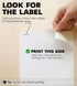 50 8.5 11, Premium Printable Vinyl Sticker Paper for Inkjet Printer and Laser - White Matte Sticker Paper Waterproof
