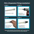 SharkBite 3/4 Inch Poly Expansion Coupling for PEX-A Pipe, Pack of 5 Plastic Plumbing Fittings
