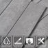 10-Sheet W&S Peel and Stick Matte Warm Grey Subway Tile,Stick on Backplash for Kitchen,Thicker Waterproof Luxury