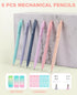 GUGUKUKU 56 Set 0.5-0.7mm, PCS Aesthetic School Supplies Cute Stationary with Pencil Case, Inspirational Ballpoint