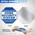 10 10 28 Anley Aluminum Protected By Home Security System Yard Sign x IN with Durable IN Ground Stake - Police Dispatch