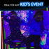 Glow King Blacklight Reactive Glow Tape - Premium UV Fluorescent Neon Party Gifts for Room Decoration