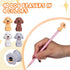SEWACC 40 Pcs Pencil Eraser Animal Erasers, Cute Dog Figurines Mini Erasers