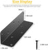 8" 2" 2" 3mm (Black-4PCS) x x L Brackets Heavy Duty, Large Iron Corner Bracket Metal Joint, Thickness Including Screws