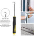 BAYTORY 3Pcs Window Screen Tool Kit, Spline Roller Tool with Wooden Handle & Steel/Nylon Bearing Wheels