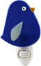 the glass station Fused Glass Blue Canary Night Light