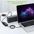3.5mm 3.5mm LiNKFOR to SPDIF Converter Analog to Digital Audio Adapter for Enhanced Sound Toslink Optical Output