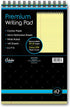 iScholar iQ+ Premium Writing Pad, Canary, 6" x 9", 140 Sheets, Double-Wire (69120)