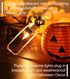 10 9.83FT TIGOMOOV Halloween Lantern String Lights, Jack O Lanterns Pumpkin String Lights Plug in, Orange Lights String