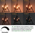 E12 Led Light Bulbs Retro Candelabra Led Light Bulbs Dimmable 25 Watt Incandescent Equivalent CRI 85+ 150lm Flame Tip Shape Ca11 Shape for Chandelie/Ceiling Fans 2200k Amber 6Pack by Winbomgo