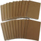 YUREE Spiral Notebook A5 - Softcover Journal with Lined Pages, 50 Sheets, 8.45" x 5.8", Brown, 20 Pack