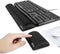 Keyboard and Mouse Wrist Rest Set, Memory Foam Ergonomic Pad for Computer Desk Accessories (Black)