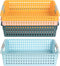 DLUCKY 4Pcs Classroom Organization and Storage Paper Tray, Holds 4A Paper, Trays for Classroom, Toy, Crayons,