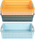 DLUCKY 4Pcs Classroom Organization and Storage Paper Tray, Holds 4A Paper, Trays for Classroom, Toy, Crayons,
