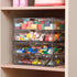 Clear Desk Organizers and Accessories, Plastic Drawer Organizer for Home Office Supplies, 4 Drawers