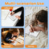 WAYISUL 600 Count 3x5 Inch White Index Cards with Ring, Heavy Weight Flash Cards, Note Taking Supplies, Portable Note