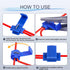 Chanzon 140pcs Quick Splice Wire Connectors Snap Kit for 22-10AWG Gauge, Red Blue Yellow Solderless Electrical Joiner