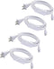 4-Pack T5 T8 Led Tube Light Power Extension Cord, 6FT/1.8M with On/Off Switch
