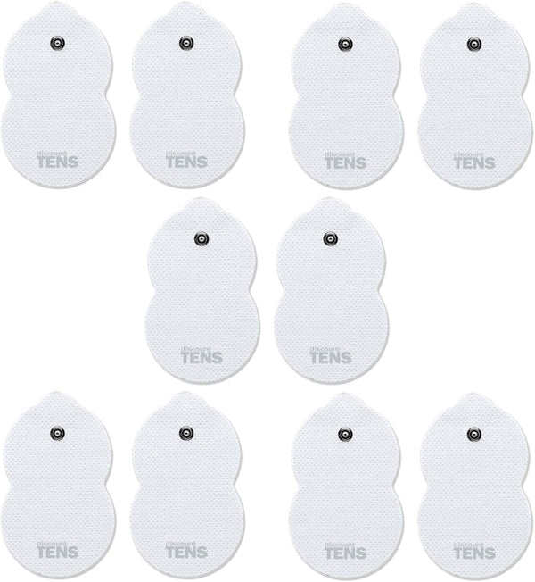 Discount TENS Premium TENS Electrodes - 10 Replacement Pads Compatible with Omron Devices