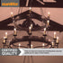 B11 Bulb 4.5 (40w 300 (E26) Dimmable, 2700K 6 Pack, 6 Sunlite LED Torpedo Tip Chandelier Light Watts Equivalent)