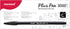 MONAMI Plus Pen 3000 Felt Tip Pens, Fine Point (0.4mm), Black, 12-Count for Writing/Journaling