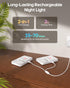 Dimmable Hallway,Bathroom,Bedroom,Closet(4 Pack) GOODEA Rechargeable Motion Sensor Night Lights for Stairs, Magnetic