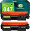 GREENBOX Compatible High-Yield Toner Cartridge Replacement for Canon 047, 2 Black, 1,600 Pages
