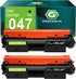 GREENBOX Compatible High-Yield Toner Cartridge Replacement for Canon 047, 2 Black, 1,600 Pages
