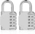 ZHEGE Combination Lock 2 Pack, 4 Digit Outdoor Padlock for School Gym Locker, Fence, Toolbox, Case, Hasp Cabinet