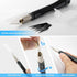 Gomake Wallpaper Smoothing Tool Kit, Wallpaper Brush with Felt Squeegee and Craft Precision Knife for Peel and Stick