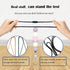 POPLOPP 4PCS Cute Lanyards for ID Badges and Keys for Women, Silicone Beaded Breakaway Lanyard with Keychain for Office