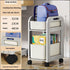 Generic Household Swivel Caster Cart for Storage of Bags, Books, and Miscellaneous Items (Whiter, Second Layer)