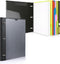 WOT I All-in-one Telescoping Binder Notebook, Refillable 3 Ring Binder with Customized Front Cover, Black