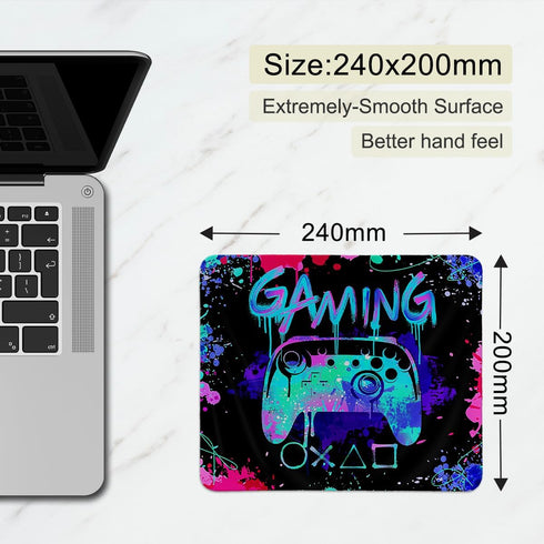hold fizz Gaming Mouse Pad, 9.5x7.9 Inch, Gamer Desk Accessories, Gaming Room Decor for Boys, Square Mouse Pad