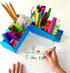 hand2mind Junior Flexible Desk Organizer, Desk Top Organizer, Modular Desk Organizer, Desk Organizers and Accessories, Teacher Supplies, Pencil Holder For Desk, Drawer, Organizer, School Supplies by hand2mind