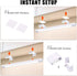 4 14inch 6500k Counter 110V Pcs Plug in Under Cabinet Lighting for Kitchen, Bright White LED Under Wired Lights